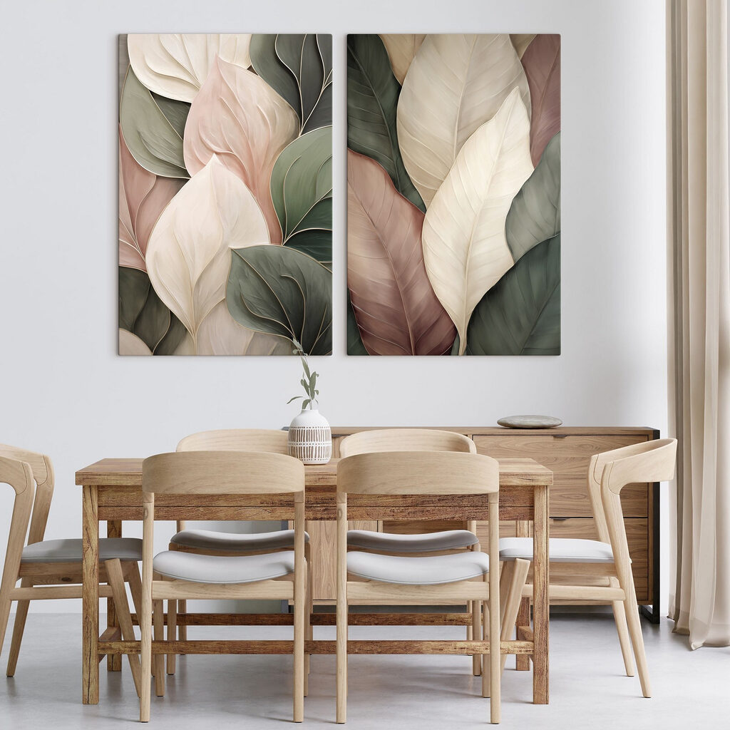 Feuilles enlacées — intérieur 1