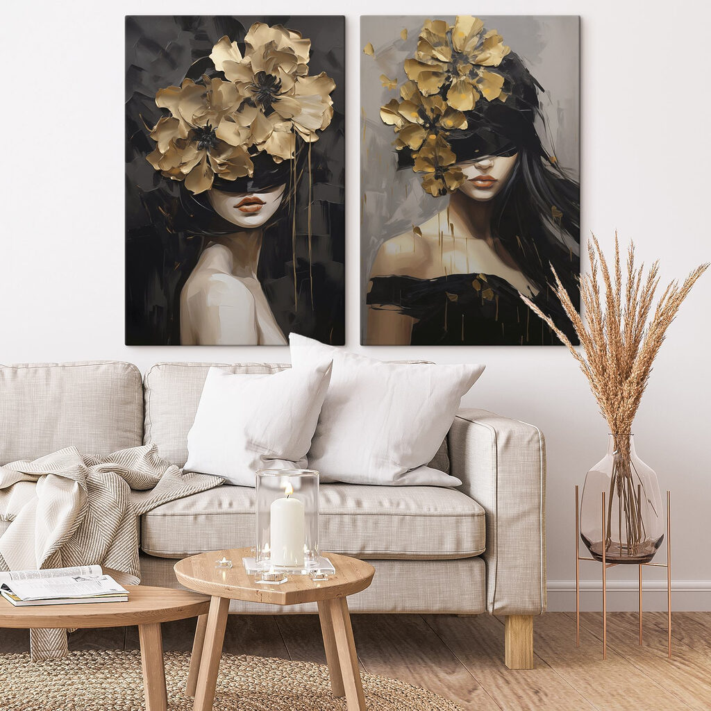Regards voilés de fleurs — intérieur 2