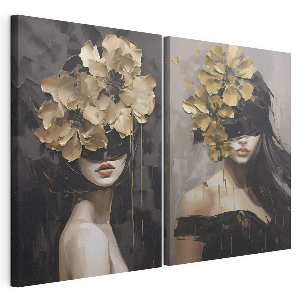Regards voilés de fleurs — vue du produit