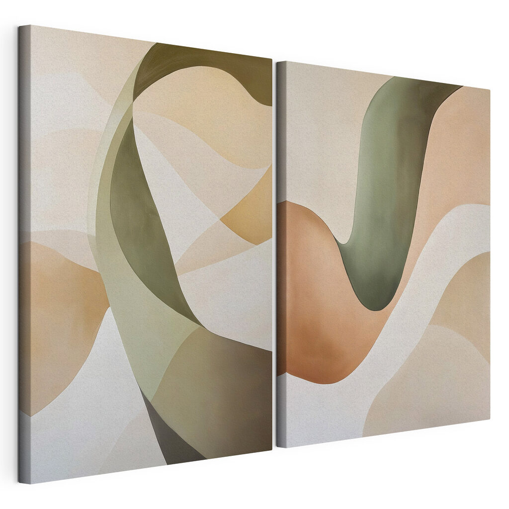 Ondulations vert olive — vue du produit