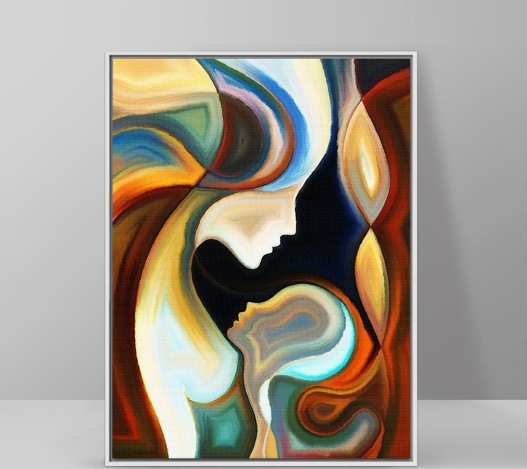 Visages qui se fondent — intérieur 2