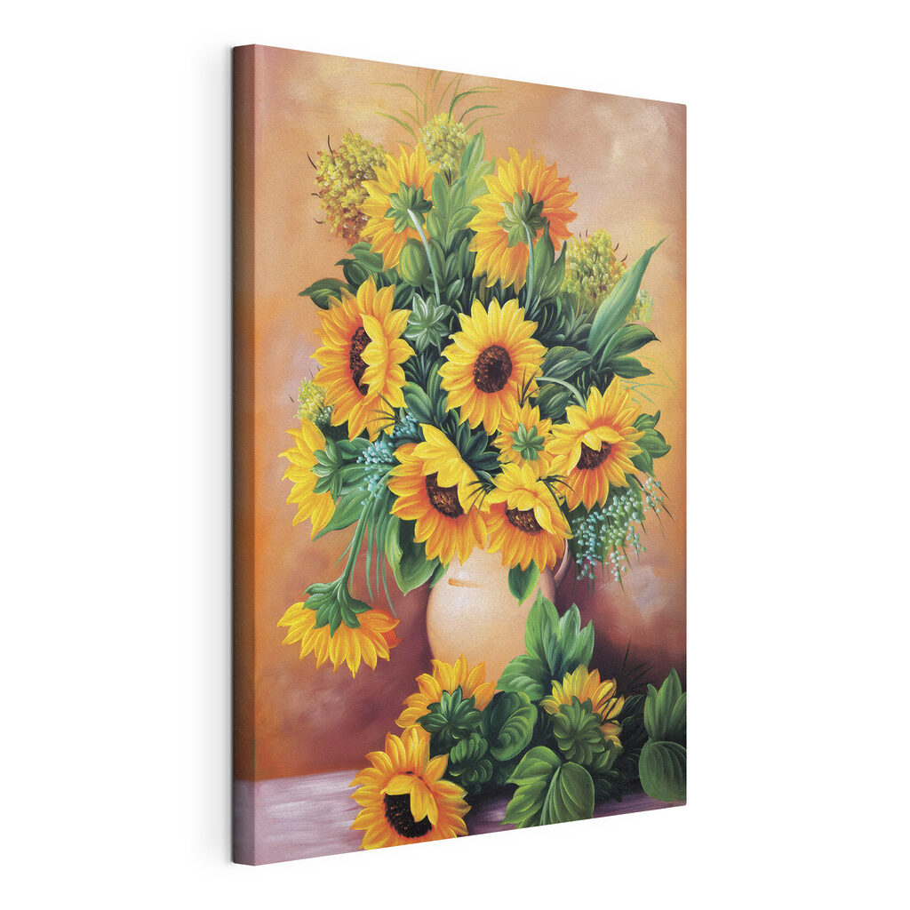 Tournesols dans un vase — vue du produit