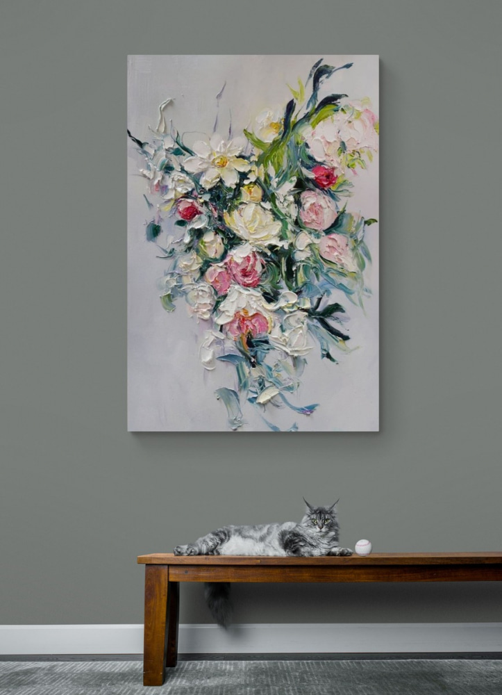 Bouquet en touches libres — intérieur 1