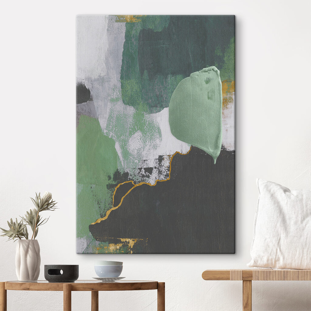 Aplats verts et or — intérieur 4