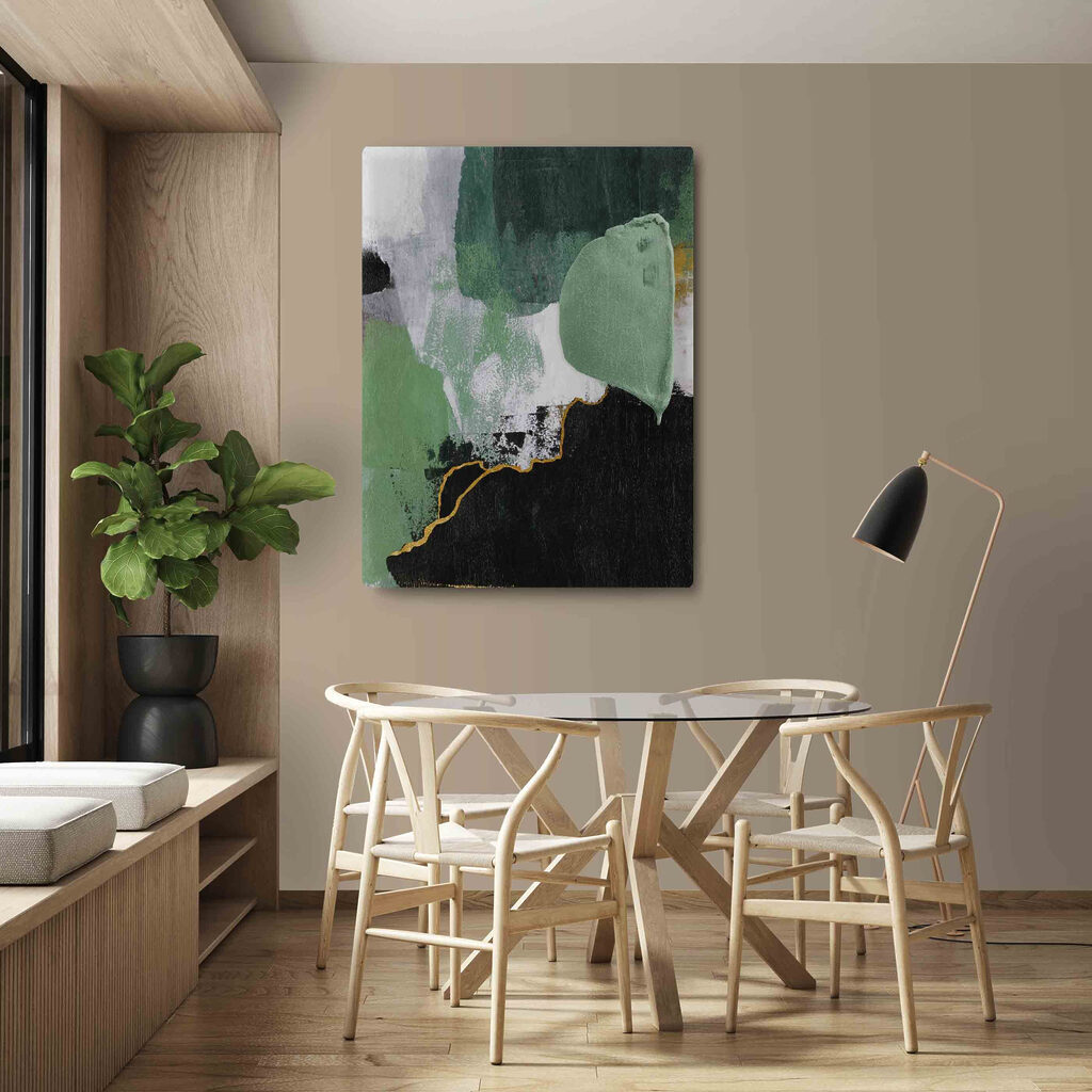 Aplats verts et or — intérieur 3