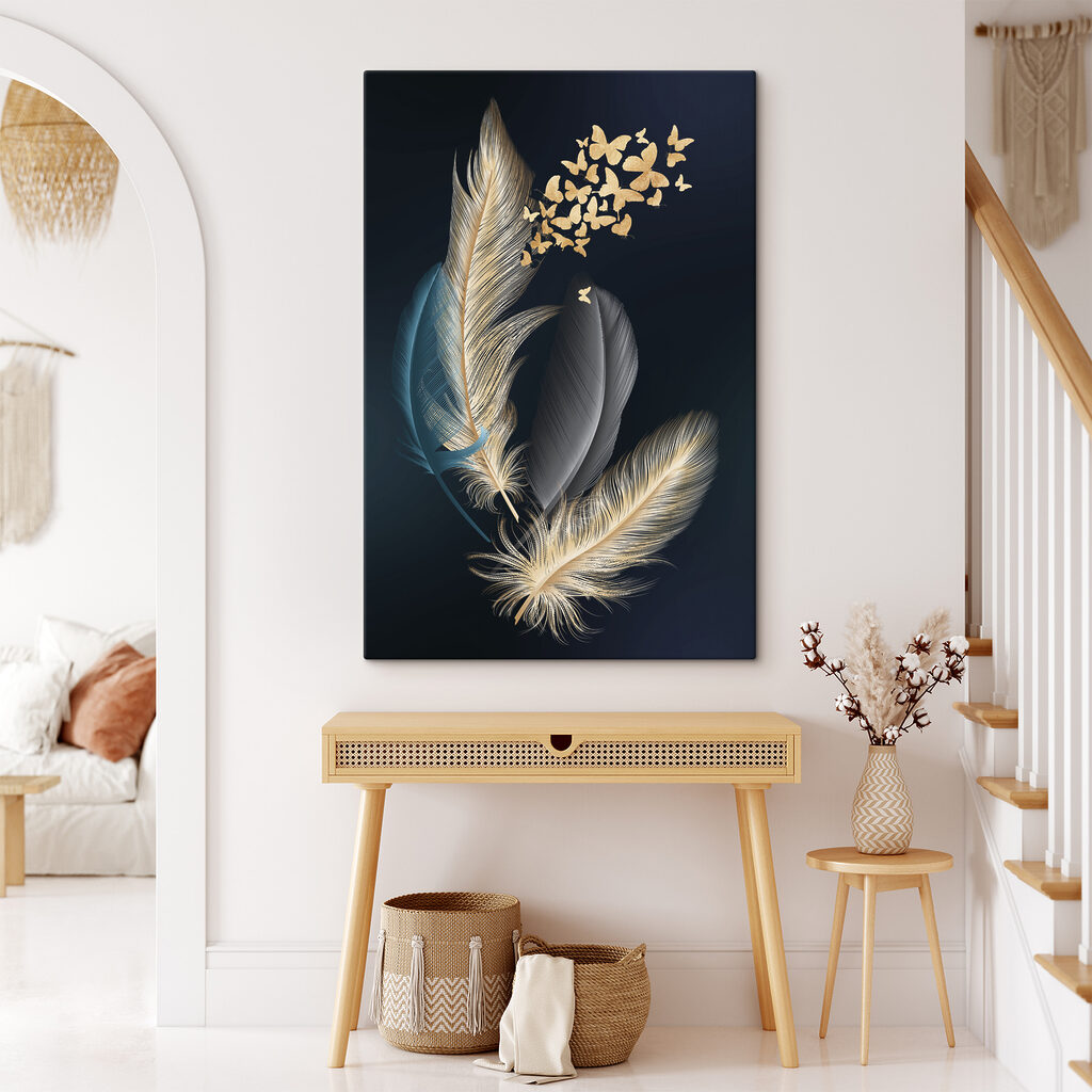 Plumes et petits papillons — intérieur 4
