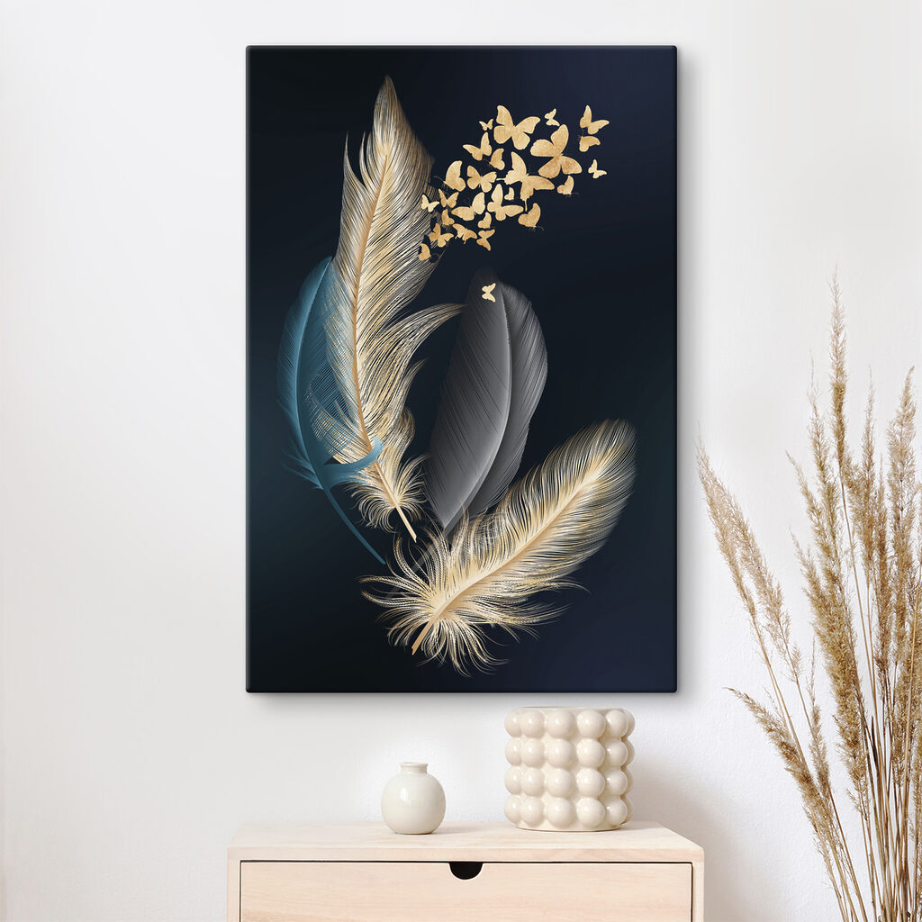Plumes et petits papillons — intérieur 3