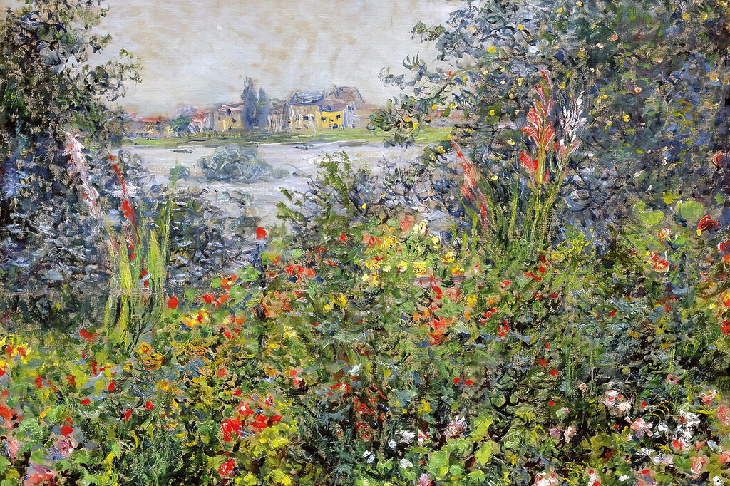 Jardin près de l’eau — motif complet