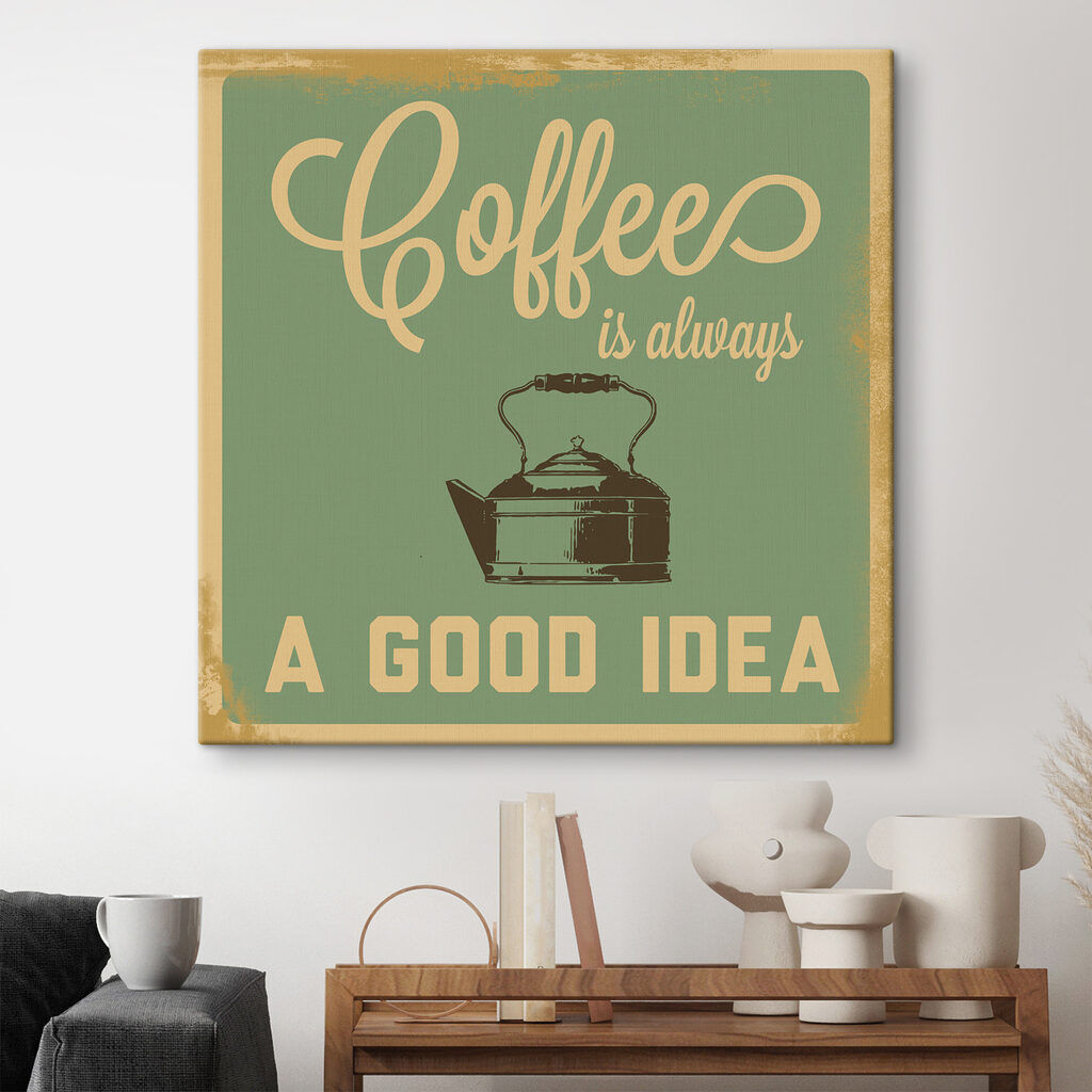 Toujours l’heure du café dans un intérieur