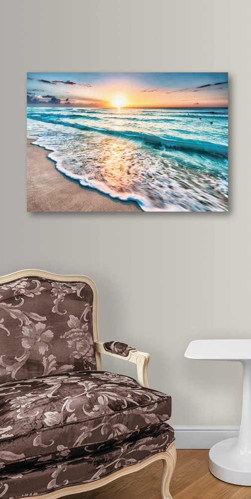 Soleil sur les vagues — intérieur 1