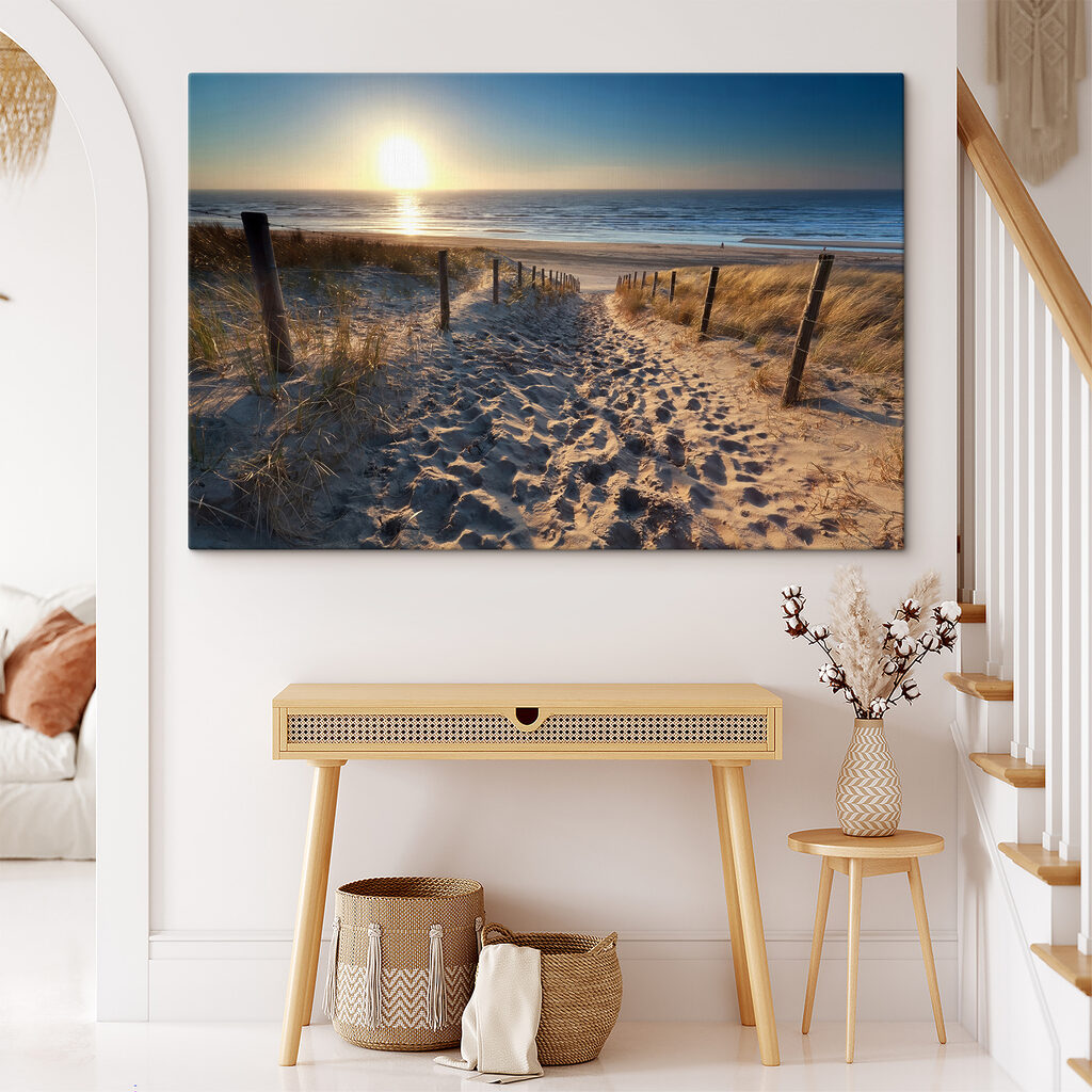 Soleil derrière les dunes — intérieur 1