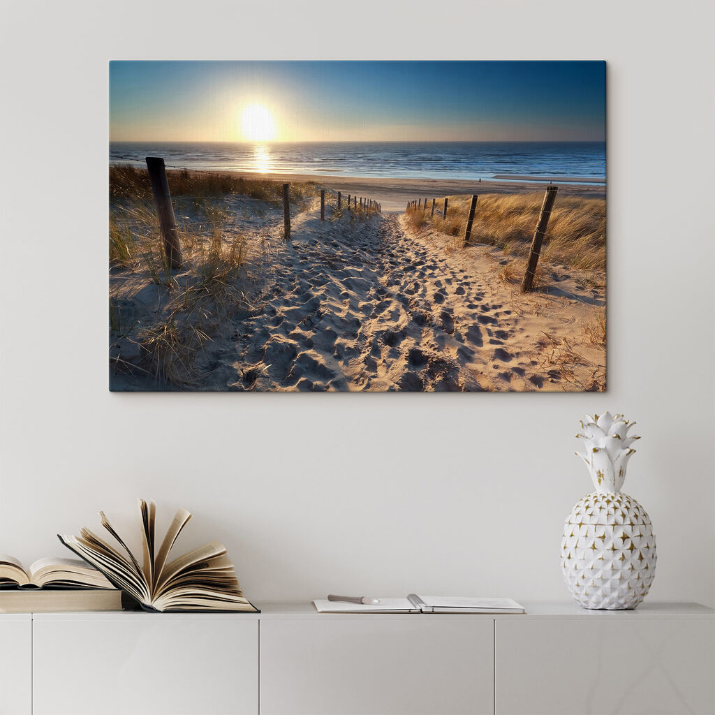Soleil derrière les dunes — intérieur 2
