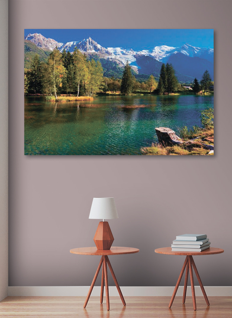 Lac aux sommets enneigés — intérieur 2