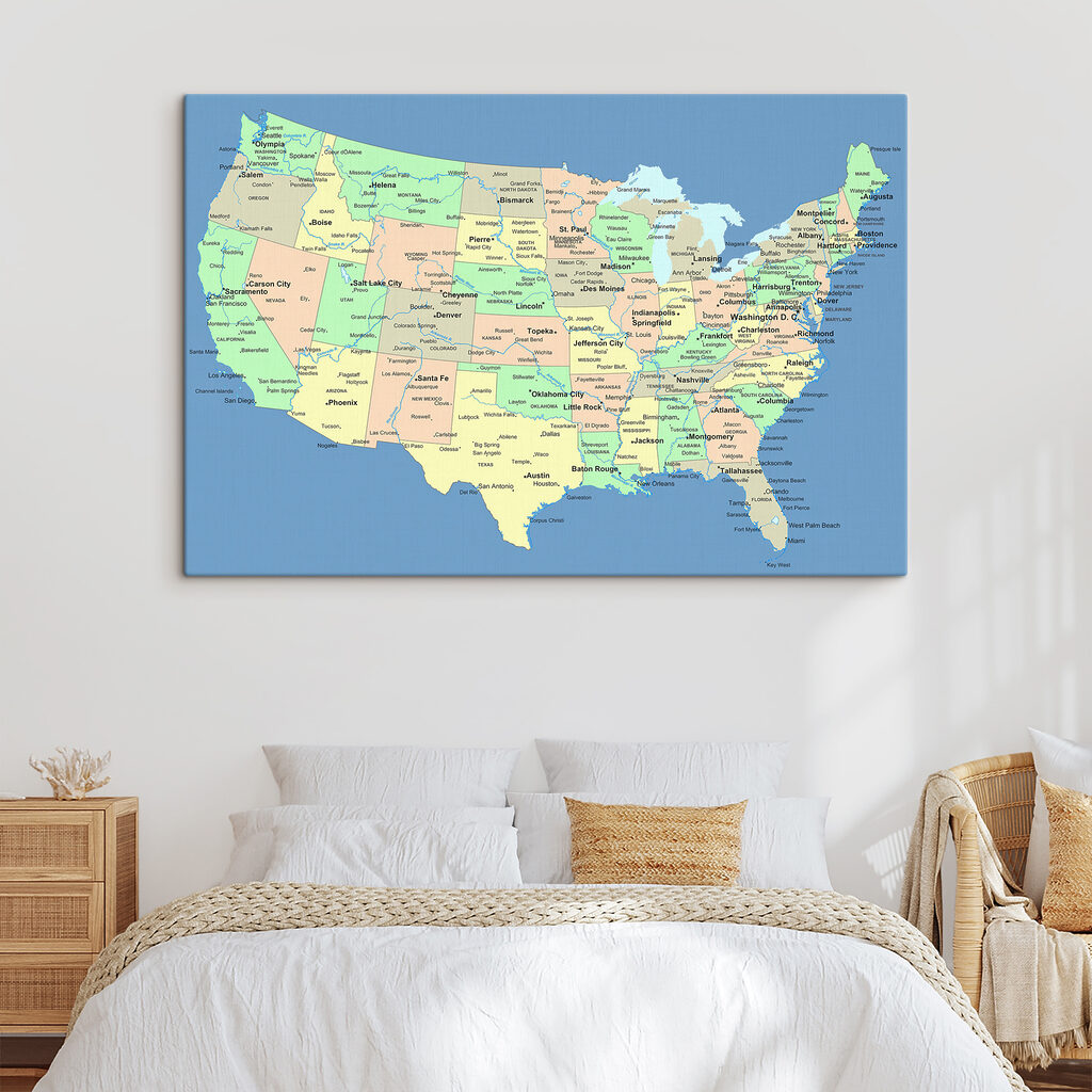 Carte des États-Unis — intérieur 7