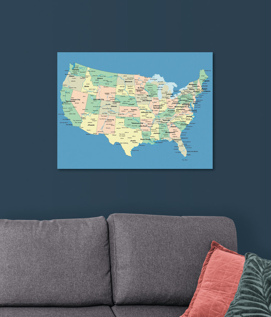 Carte des États-Unis — intérieur 4
