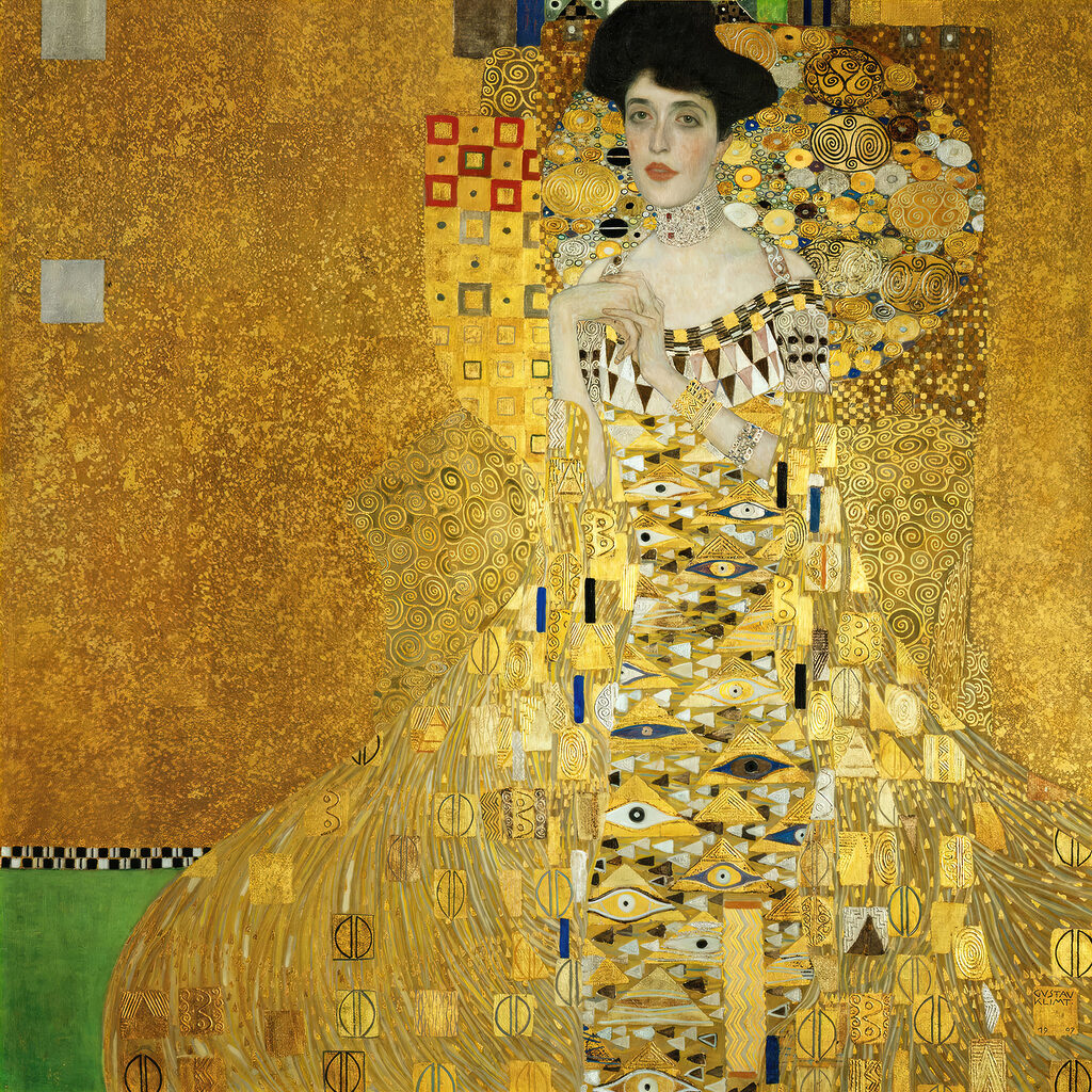 Portrait doré — motif complet