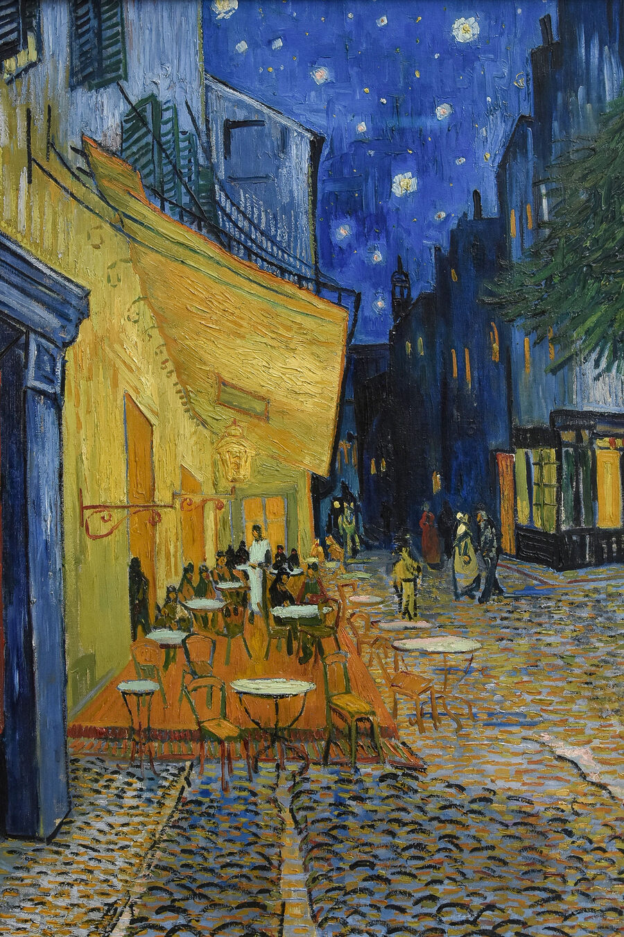 Terrasse de nuit — motif complet