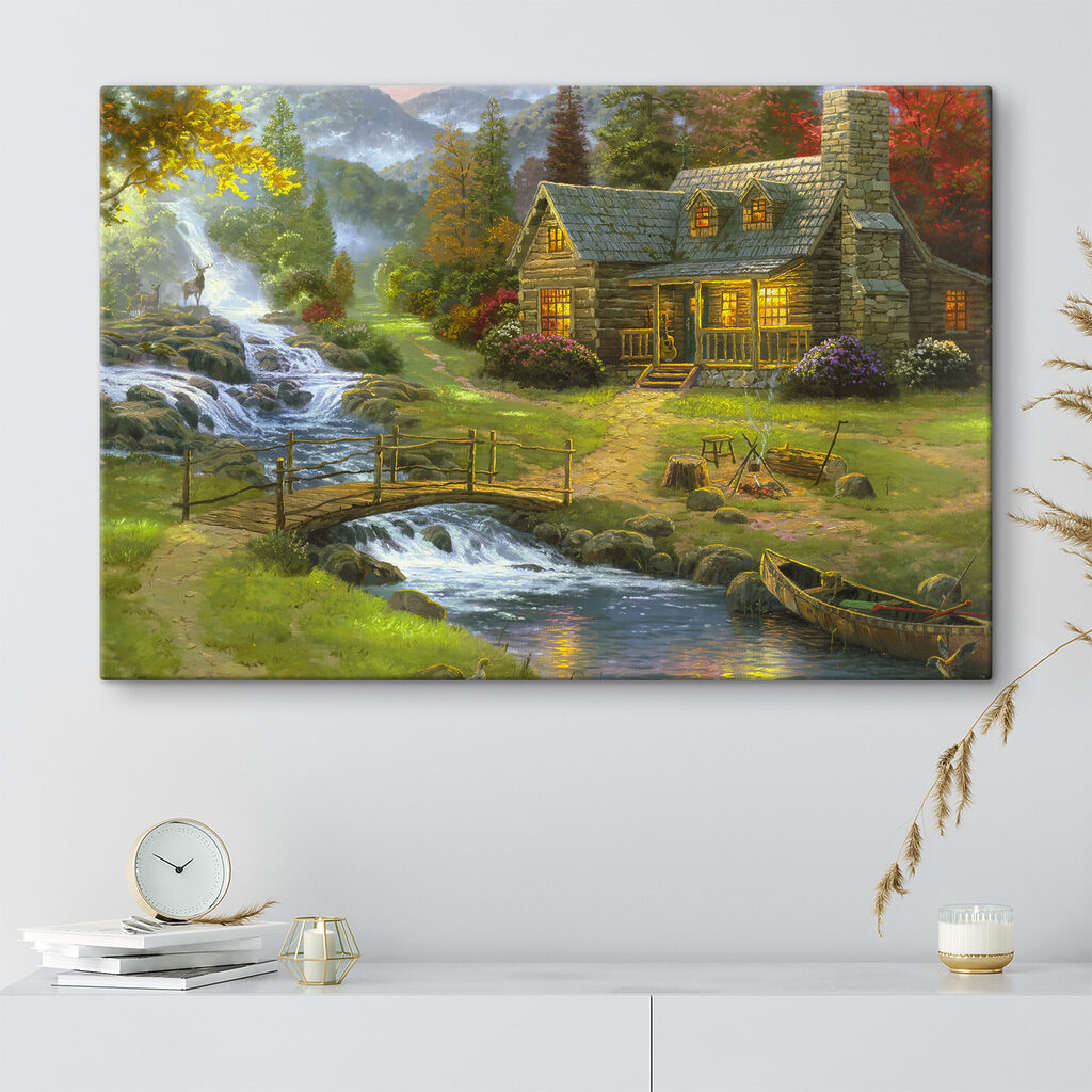 Maisonnette près des cascades — intérieur 4