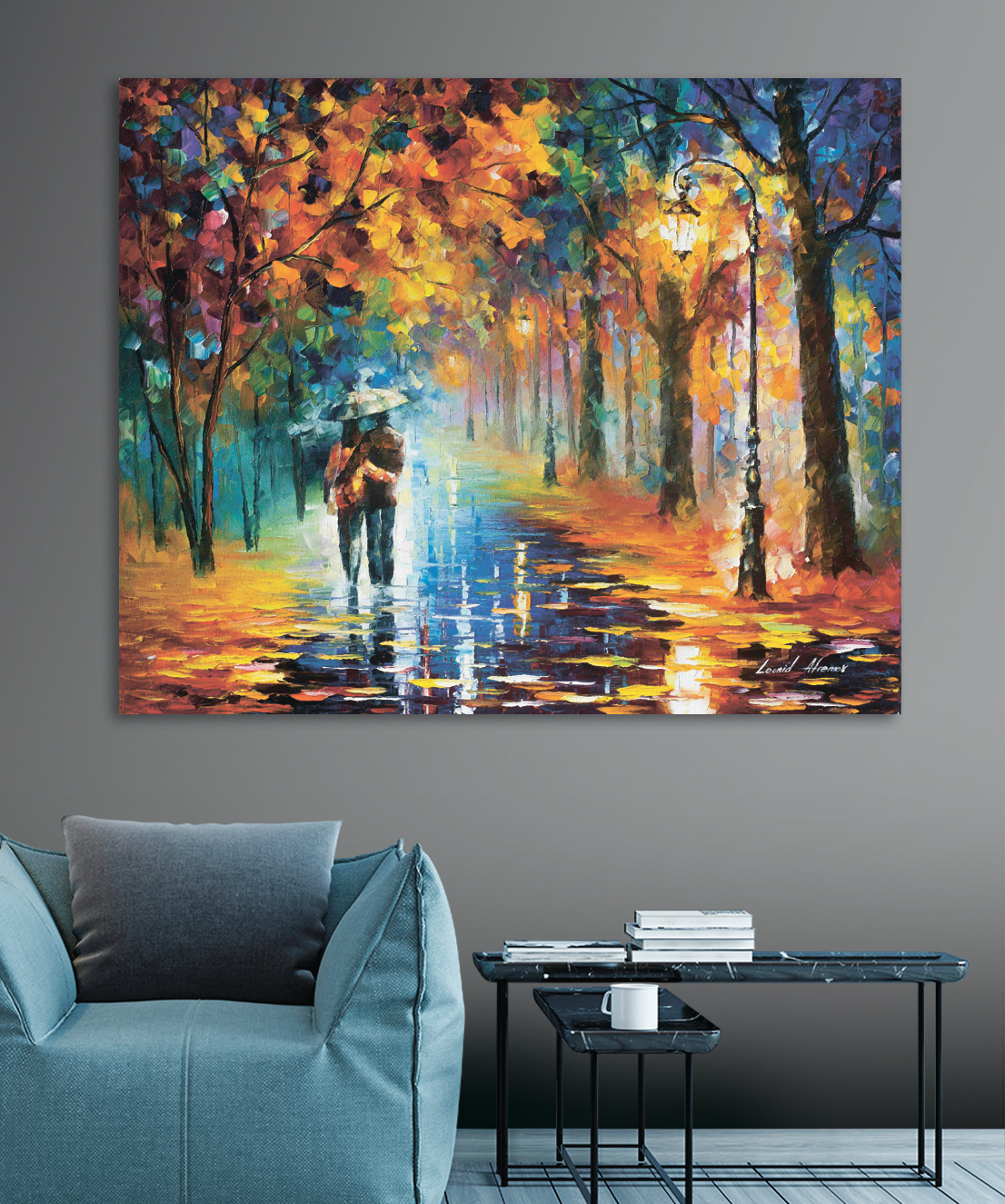 Pluie d’automne à deux — intérieur 5