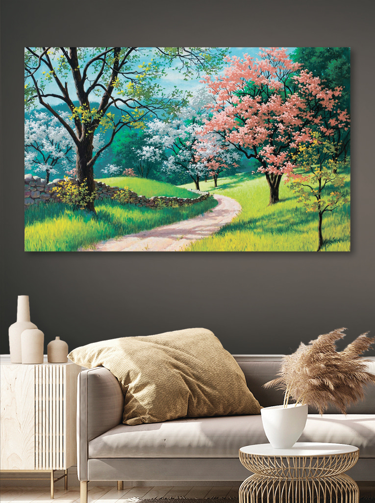 Chemin en fleurs — intérieur 3