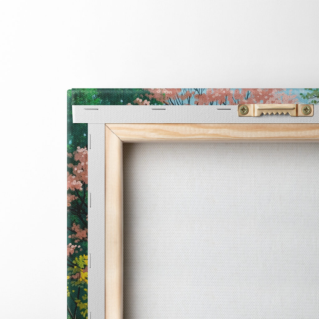 Chemin en fleurs — dos