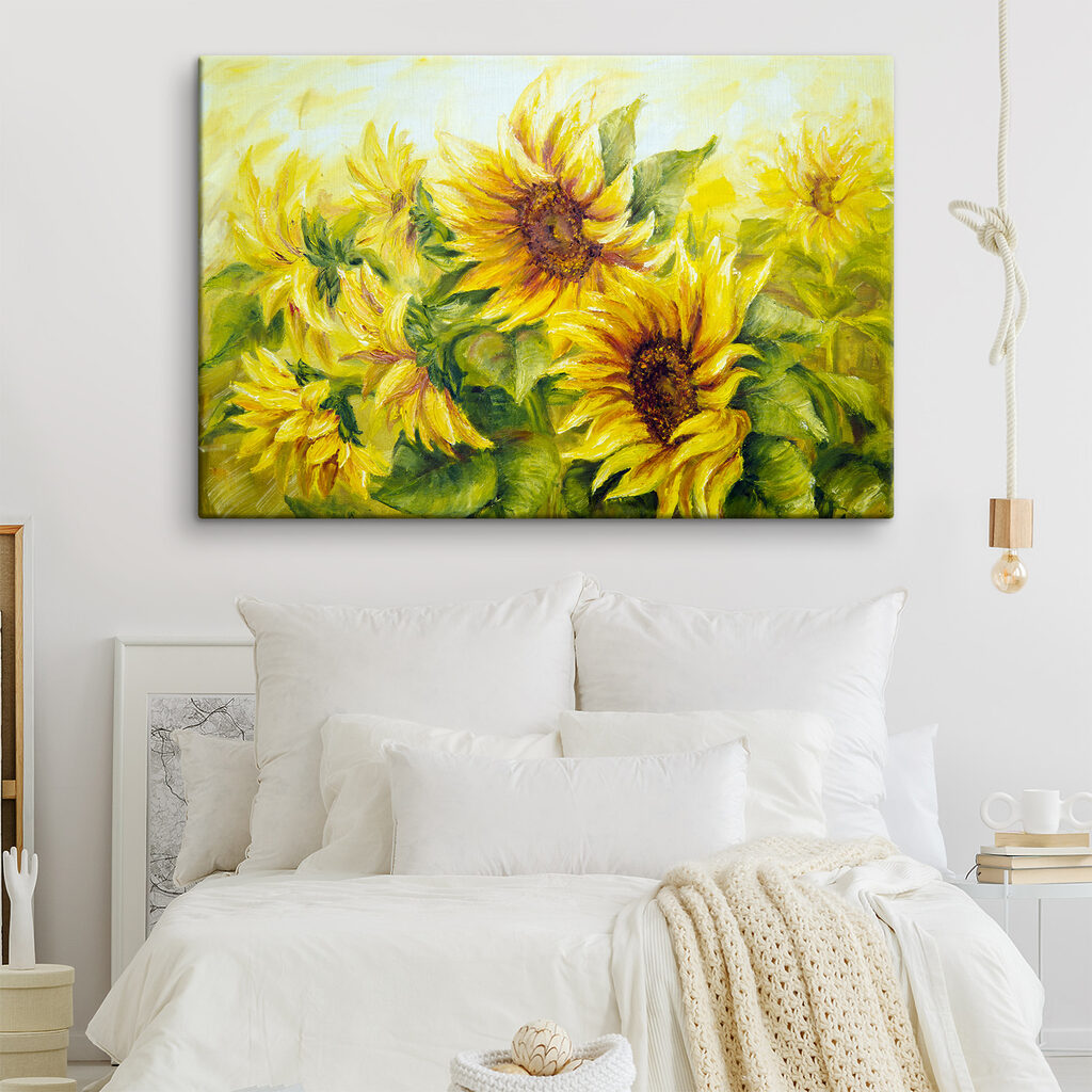Tournesols d’un jaune chaud — intérieur 4