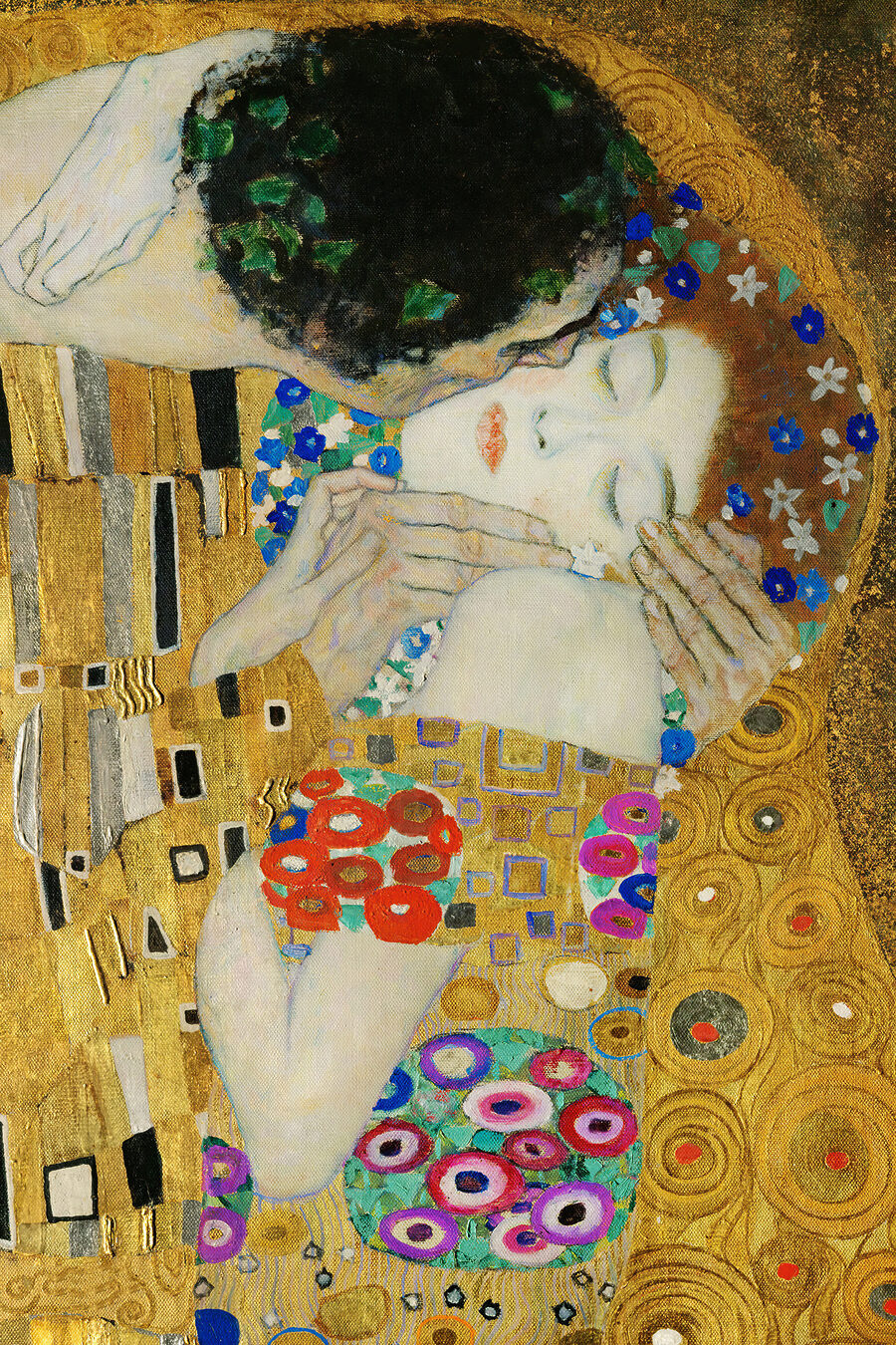 Le baiser — motif complet