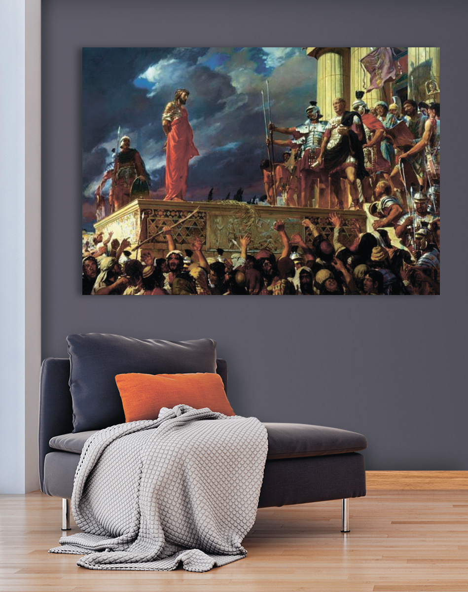 Devant la foule — intérieur 1