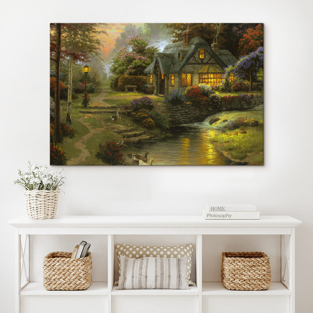 Maisonnette au soir rougeoyant — intérieur 3