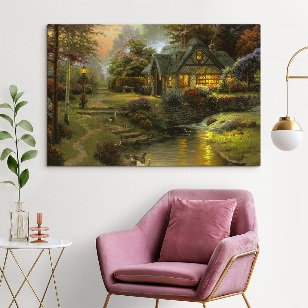 Maisonnette au soir rougeoyant — intérieur 4