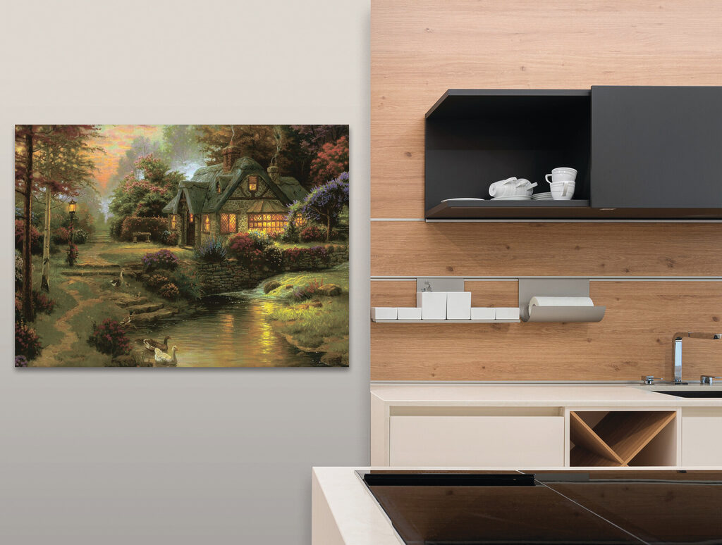 Maisonnette au soir rougeoyant — intérieur 2