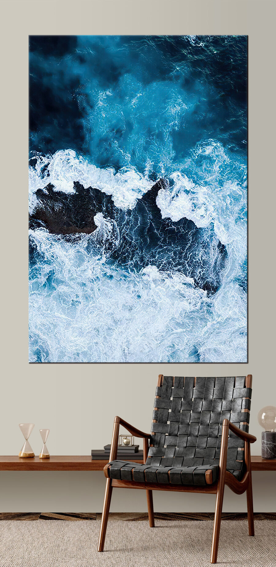 Écume et rochers sombres — intérieur 2