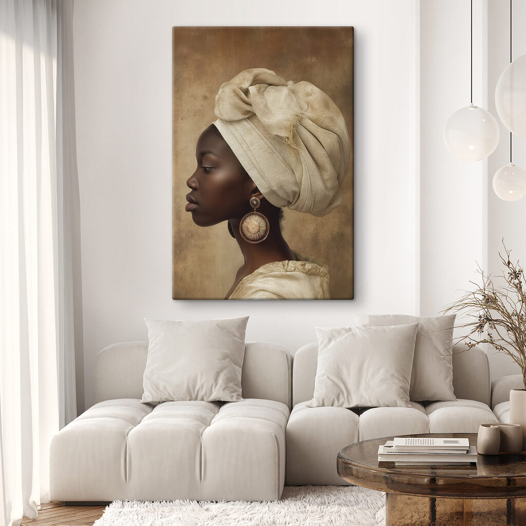 Profil au foulard — intérieur 2