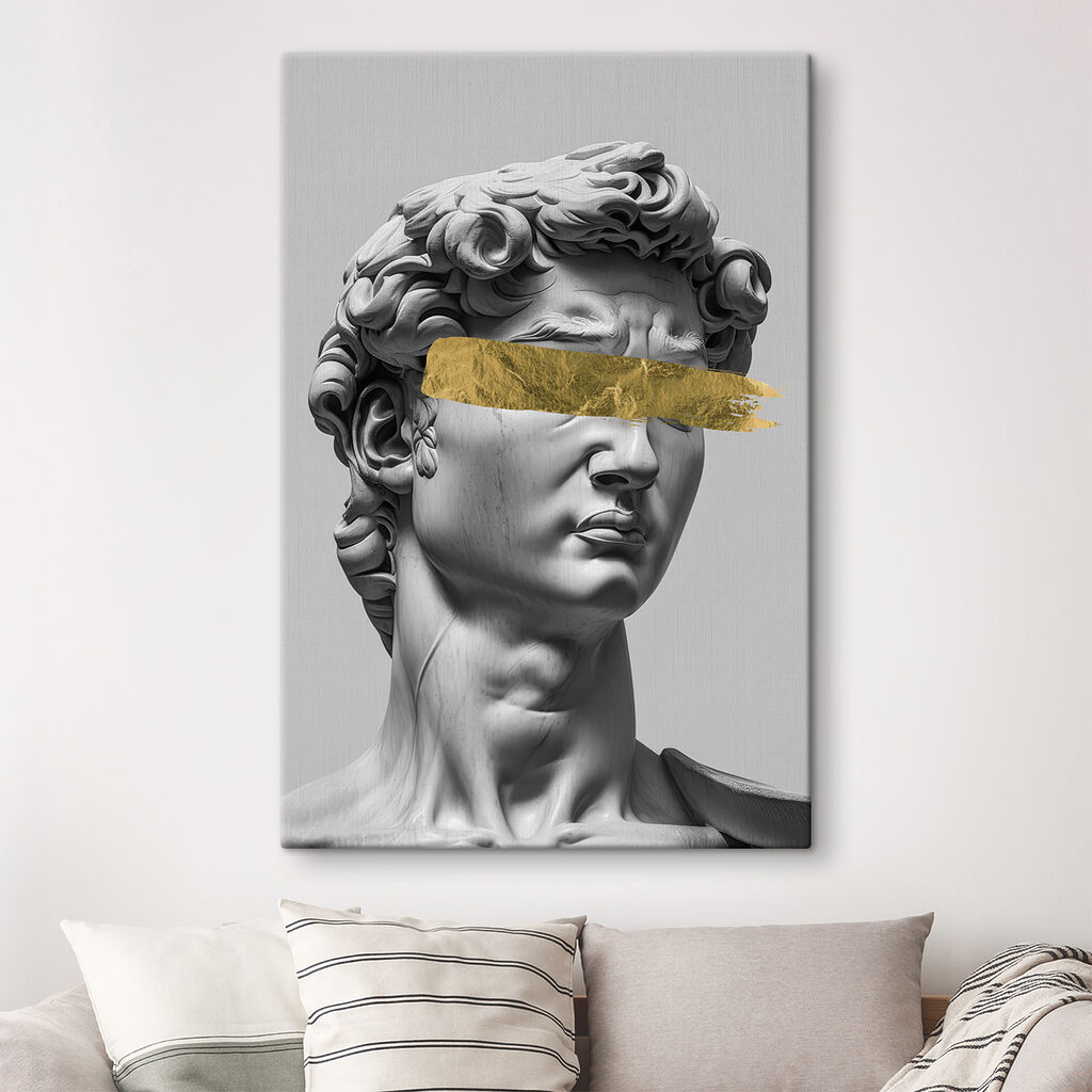 Bandeau d’or dans un intérieur