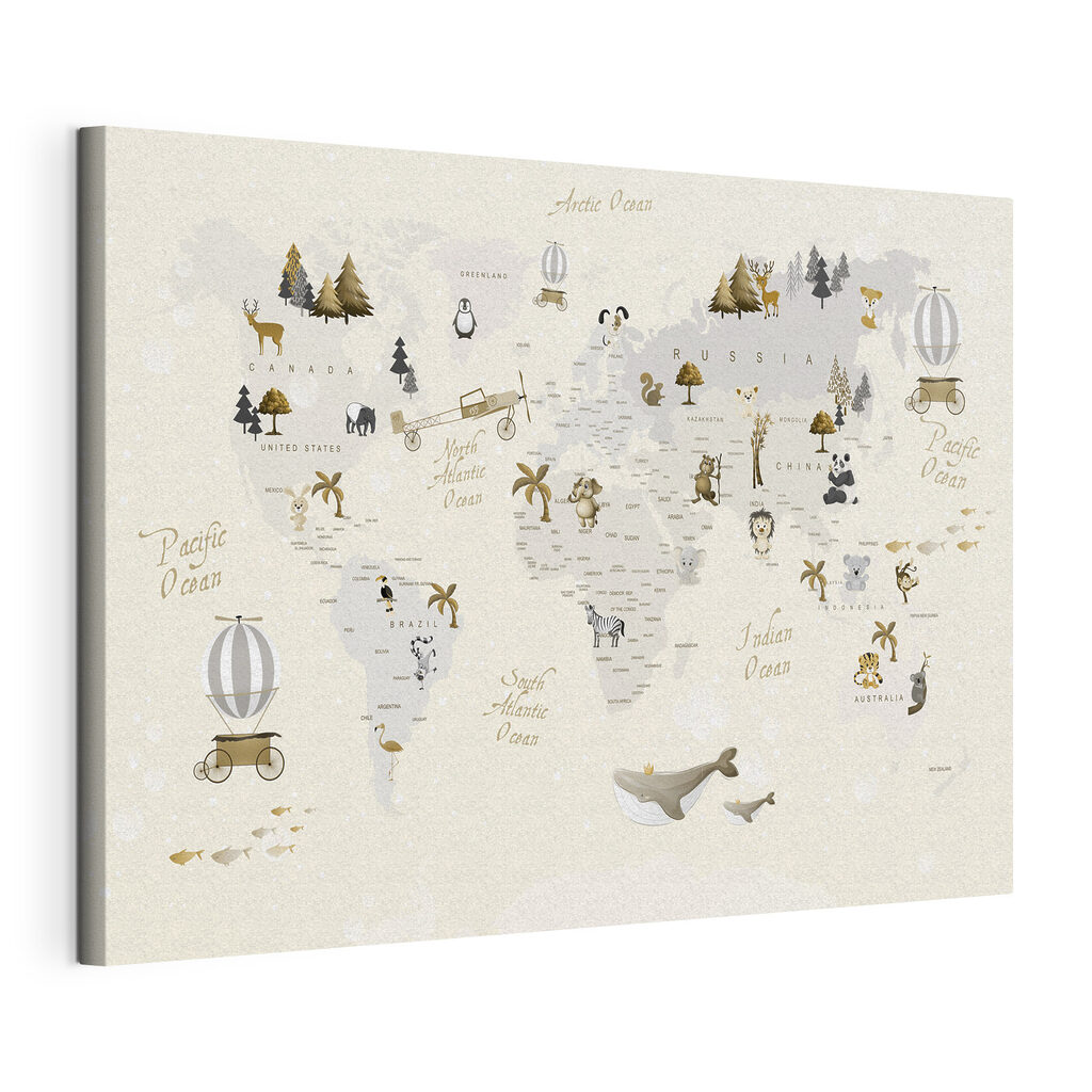L’aventure autour du monde, toile tendue et bord enveloppé
