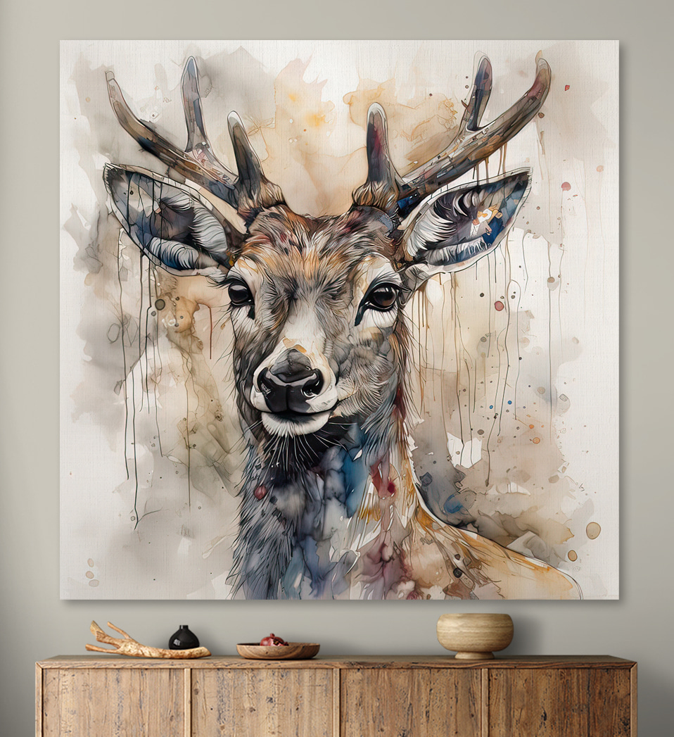 Cerf à l’encre douce — intérieur 2