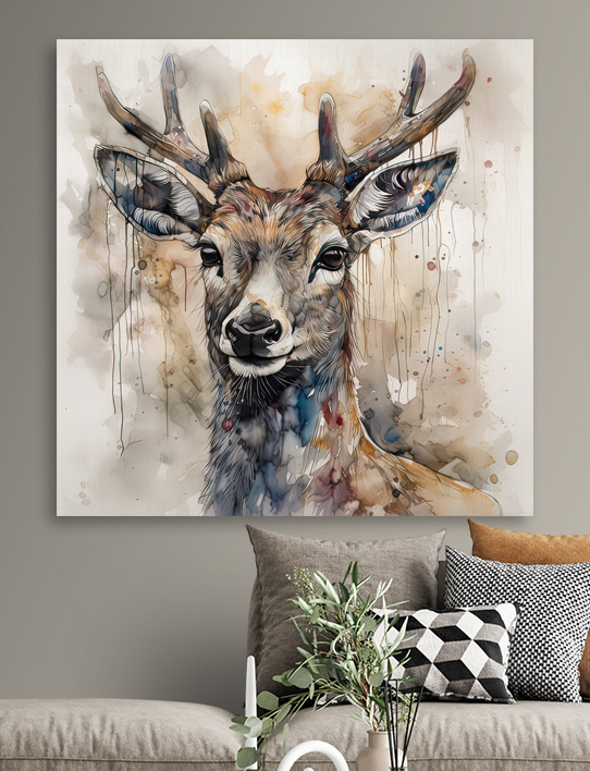 Cerf à l’encre douce — intérieur 3