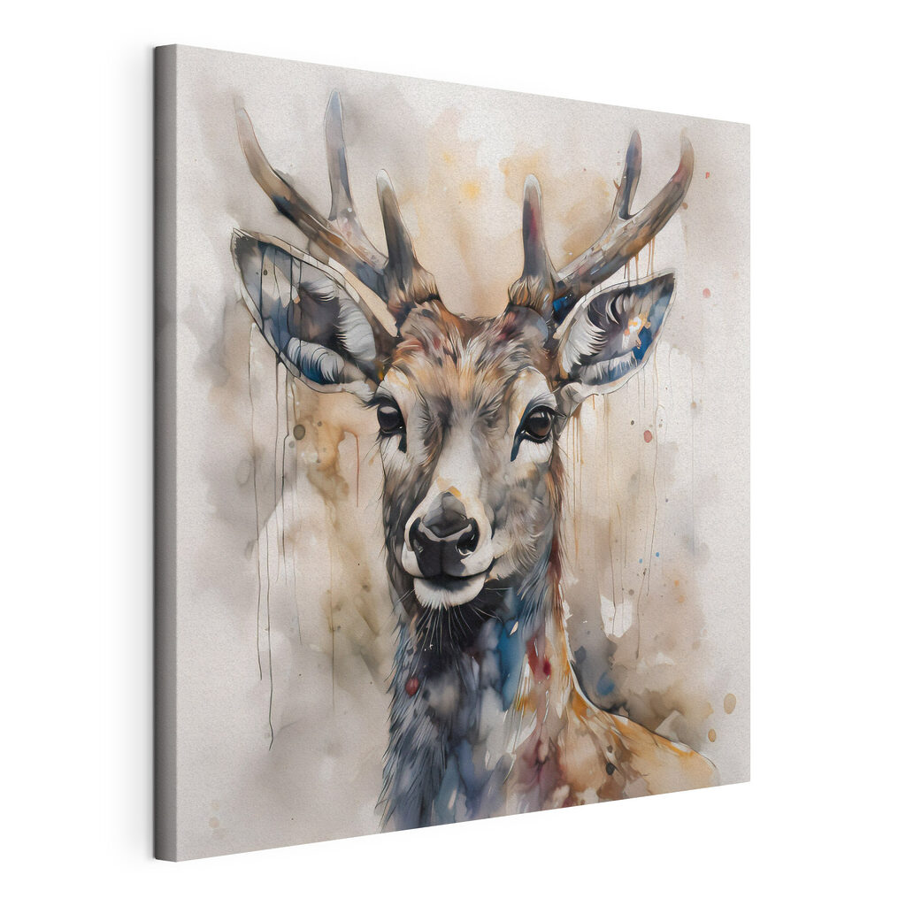 Cerf à l’encre douce — vue du produit