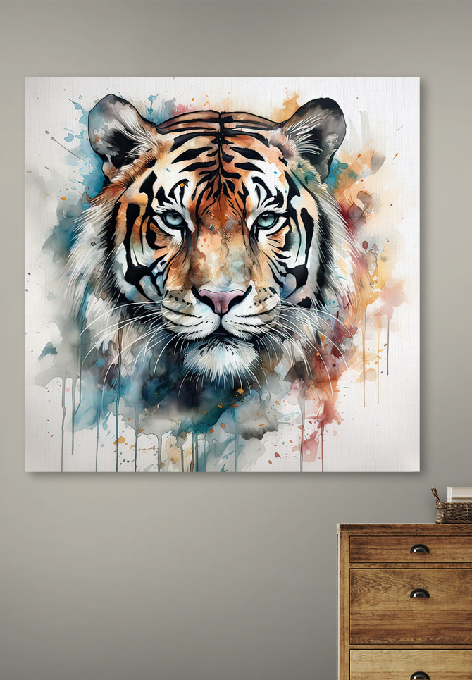 Tigre aux couleurs froides — intérieur 3