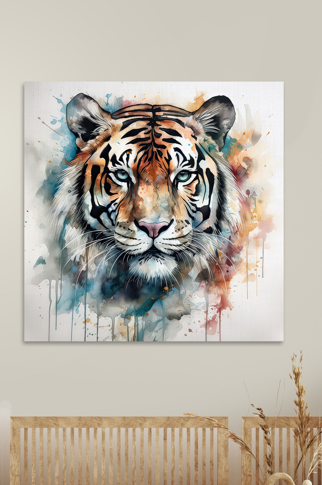 Tigre aux couleurs froides — intérieur 4