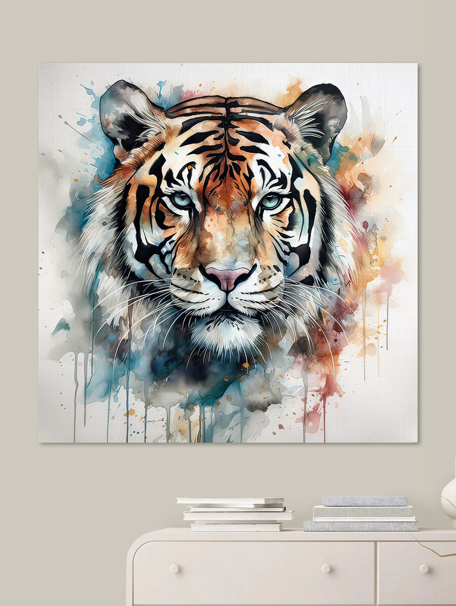 Tigre aux couleurs froides — intérieur 5