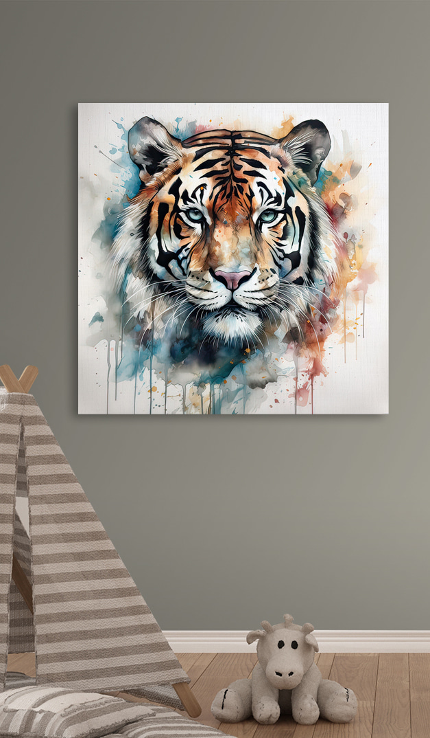Tigre aux couleurs froides — intérieur 6