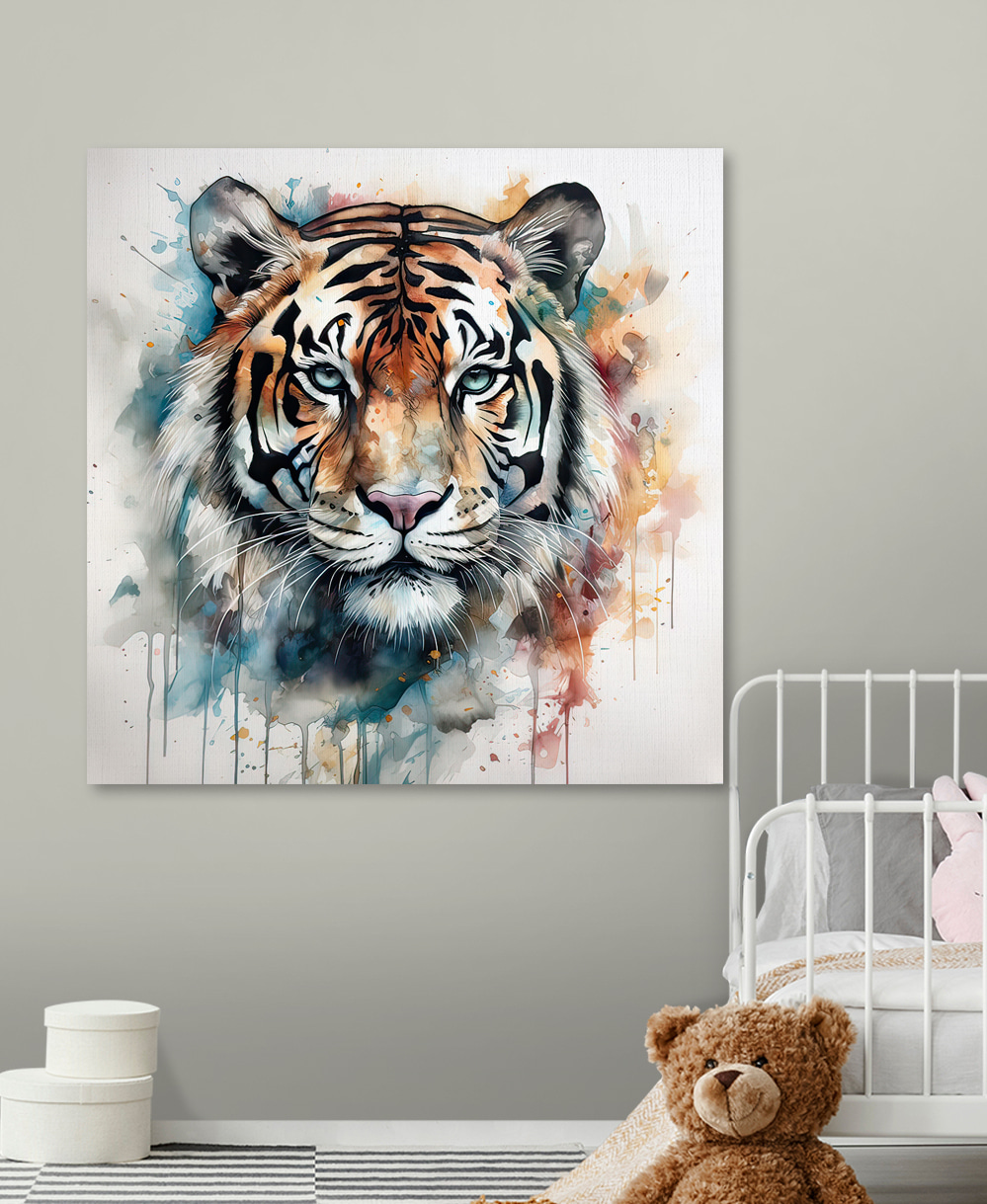 Tigre aux couleurs froides — intérieur 7