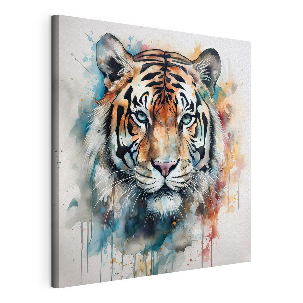 Tigre aux couleurs froides — vue du produit