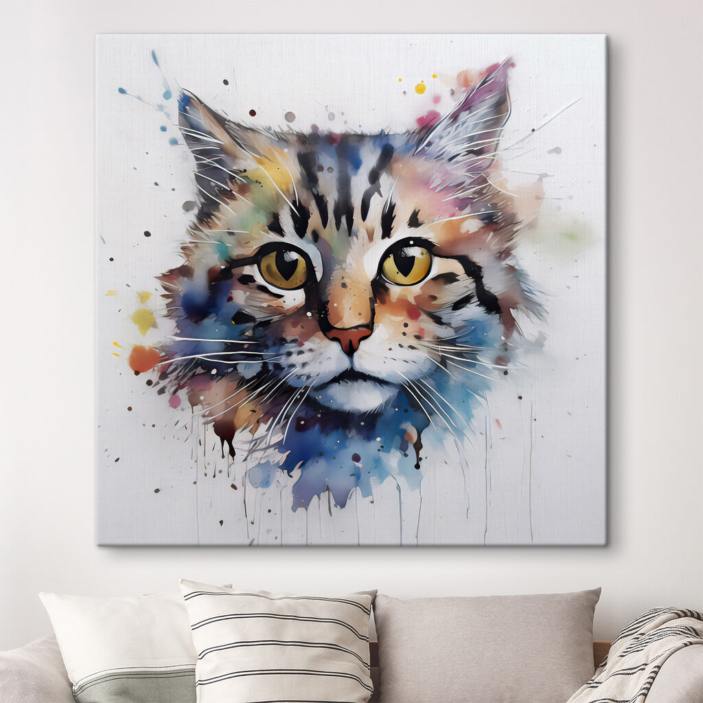 Chaton à l’aquarelle — intérieur 10