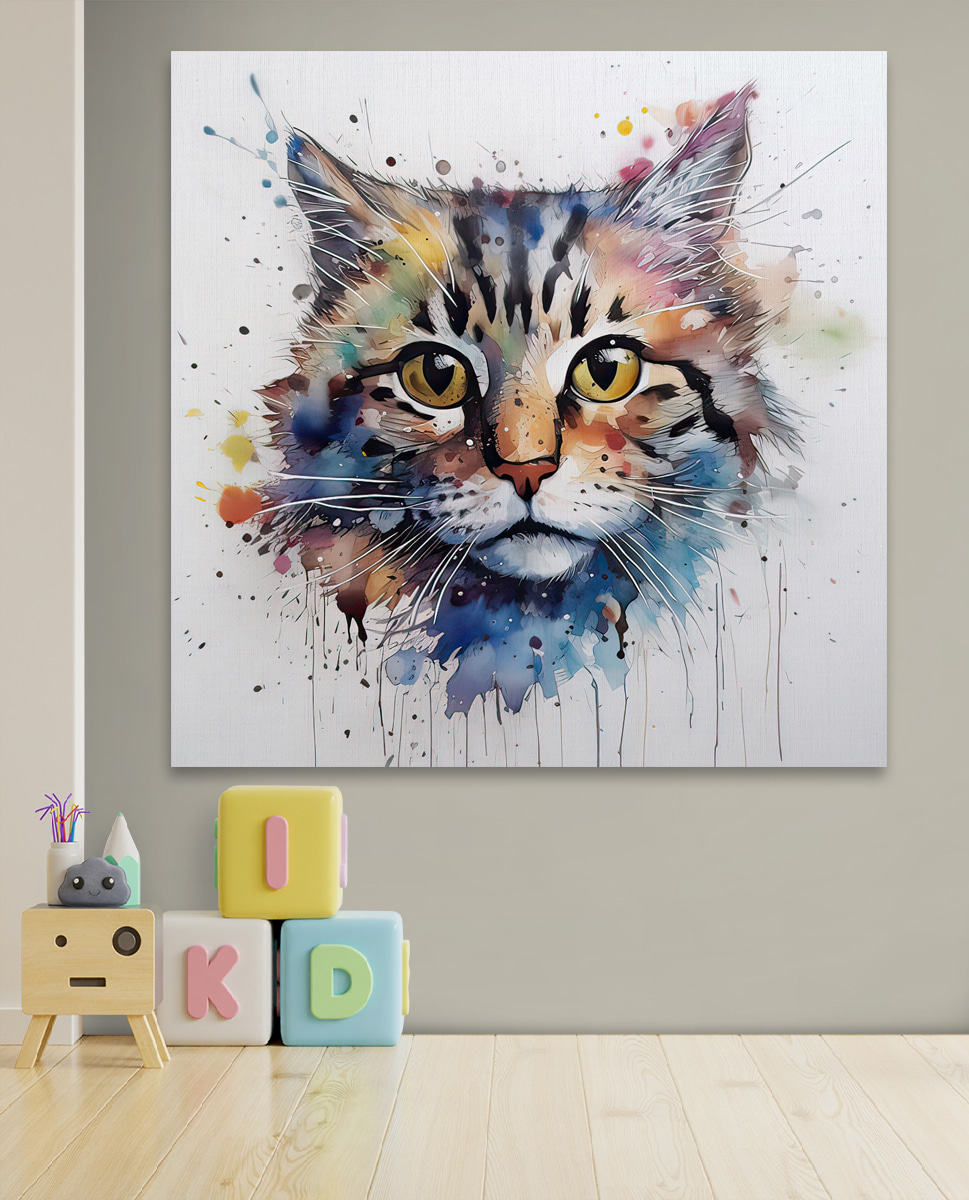 Chaton à l’aquarelle — intérieur 7