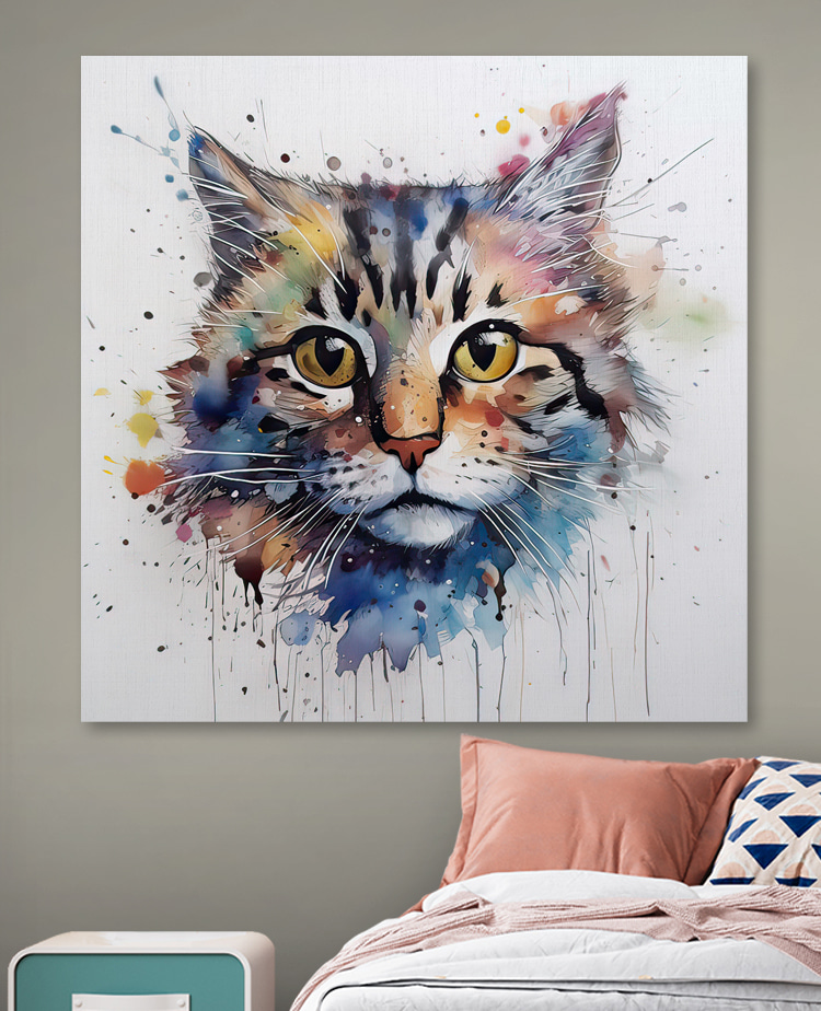 Chaton à l’aquarelle — intérieur 8