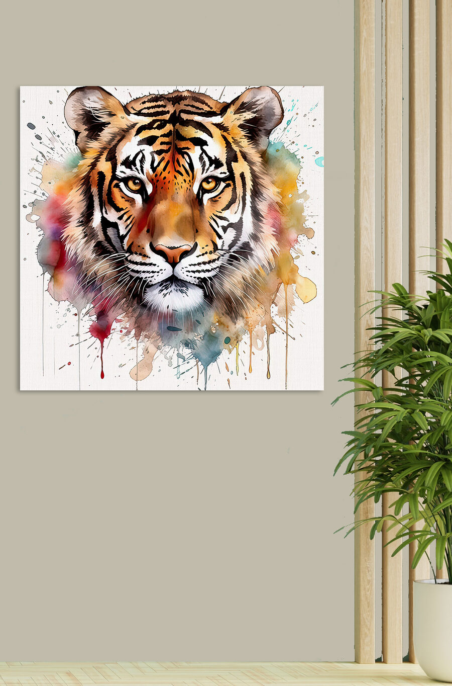 Tigre au regard chaleureux — intérieur 3