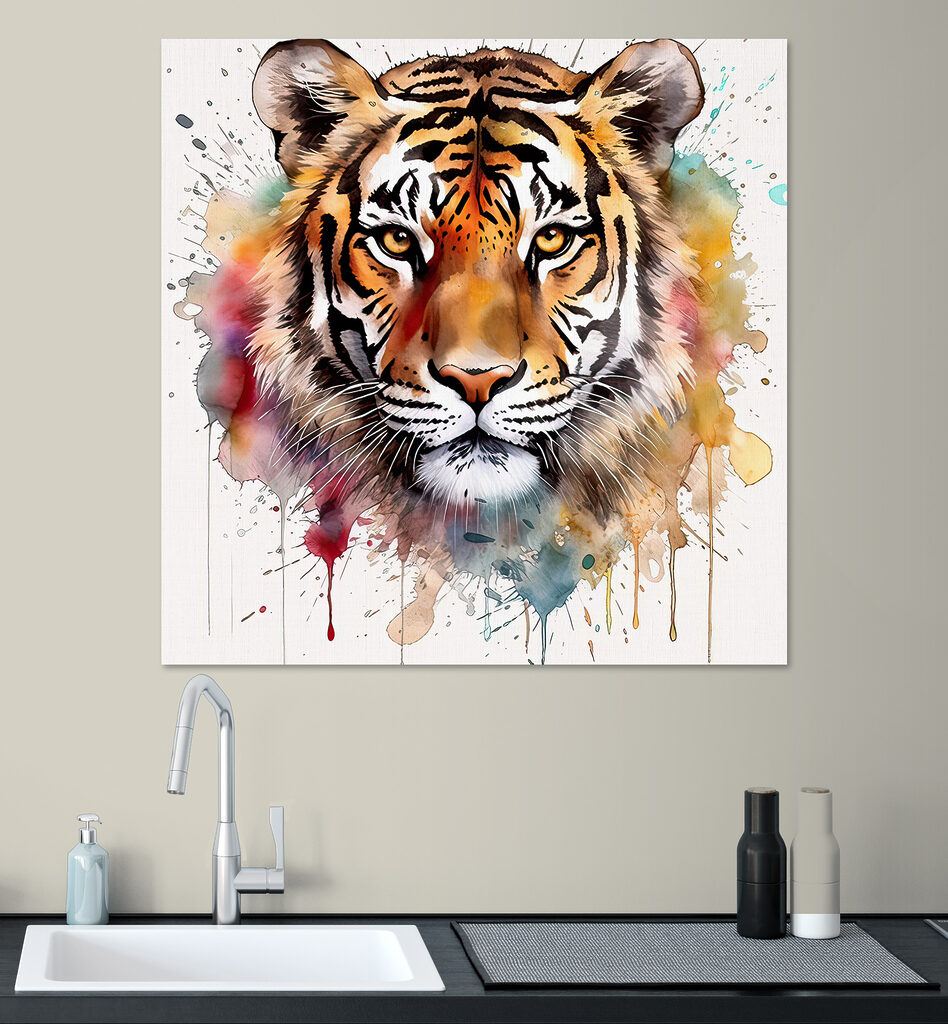 Tigre au regard chaleureux — intérieur 4