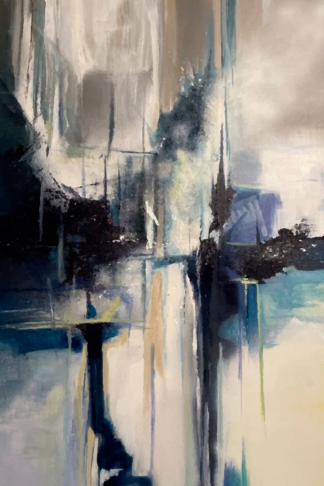 Reflets sombres — motif complet